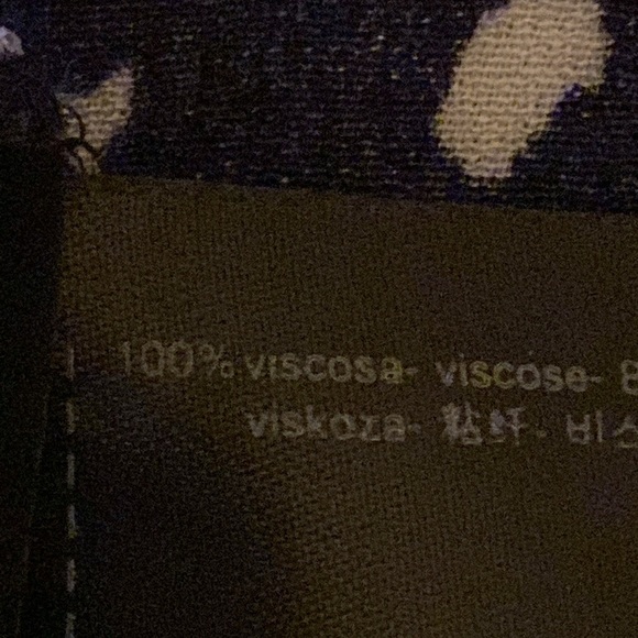 NWT. Zara ZW Collection Blue Printed Long Dress. Size XL. - Picture 11 of 12